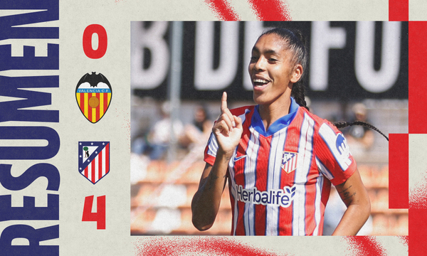 Las mejores acciones del Valencia 0-4 Atlético de Madrid Femenino